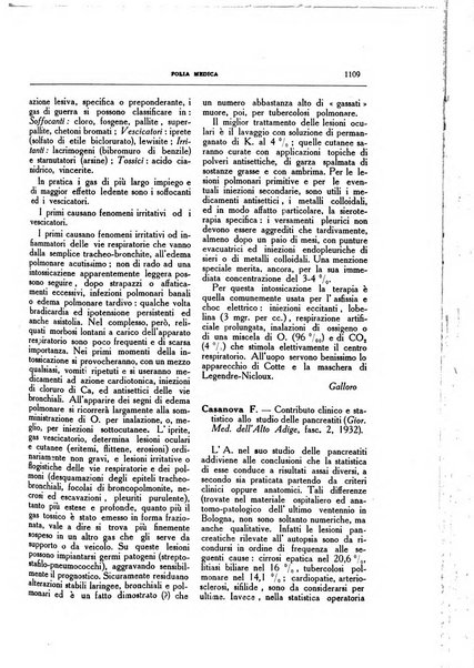 Folia medica periodico trimensile di patologia e clinica medica