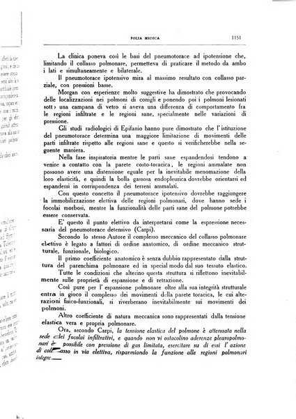 Folia medica periodico trimensile di patologia e clinica medica