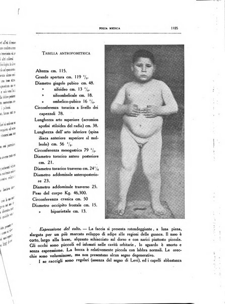 Folia medica periodico trimensile di patologia e clinica medica