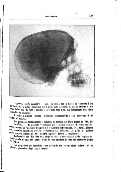 Folia medica periodico trimensile di patologia e clinica medica