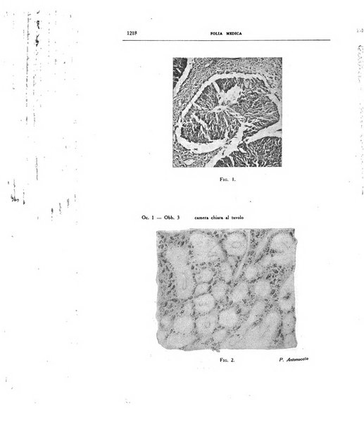 Folia medica periodico trimensile di patologia e clinica medica