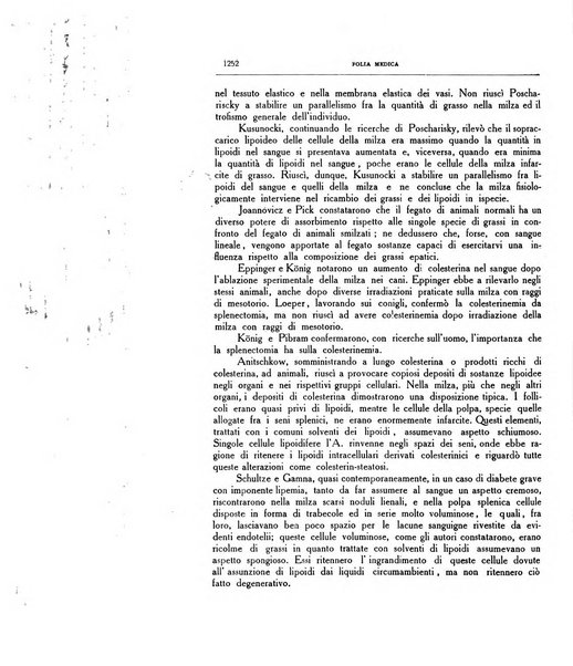 Folia medica periodico trimensile di patologia e clinica medica