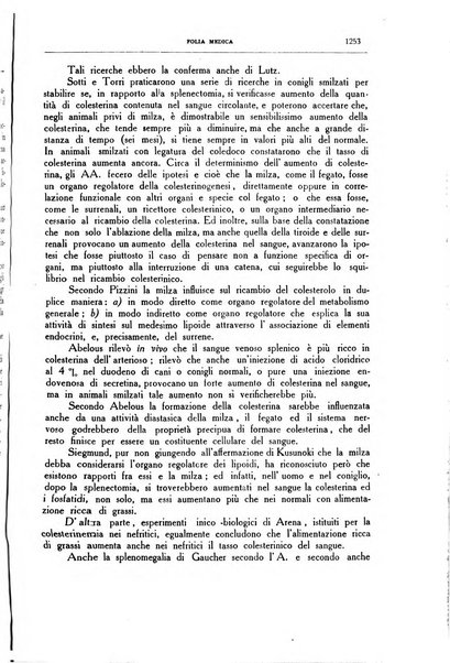 Folia medica periodico trimensile di patologia e clinica medica