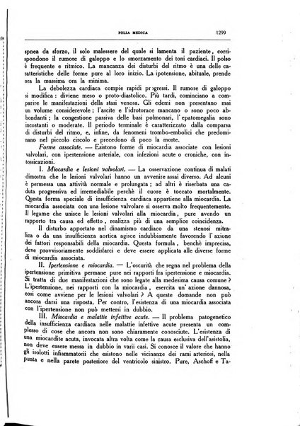 Folia medica periodico trimensile di patologia e clinica medica