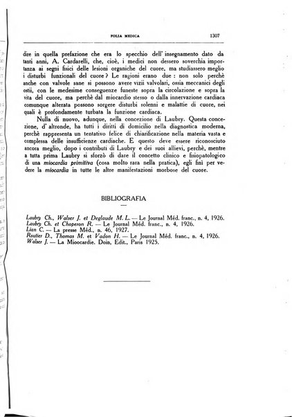 Folia medica periodico trimensile di patologia e clinica medica