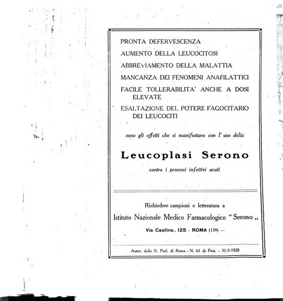 Folia medica periodico trimensile di patologia e clinica medica