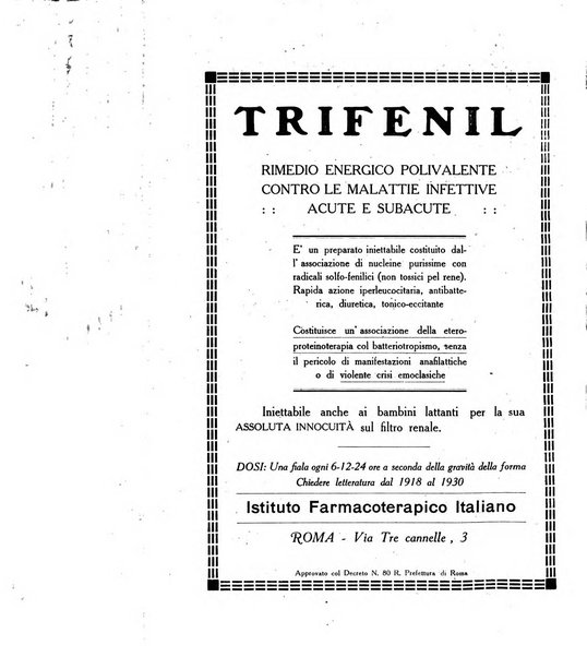 Folia medica periodico trimensile di patologia e clinica medica