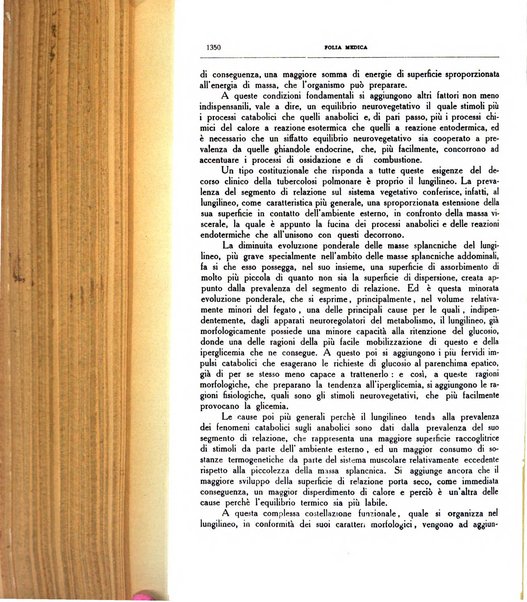 Folia medica periodico trimensile di patologia e clinica medica