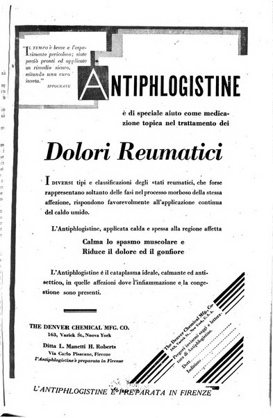 Folia medica periodico trimensile di patologia e clinica medica