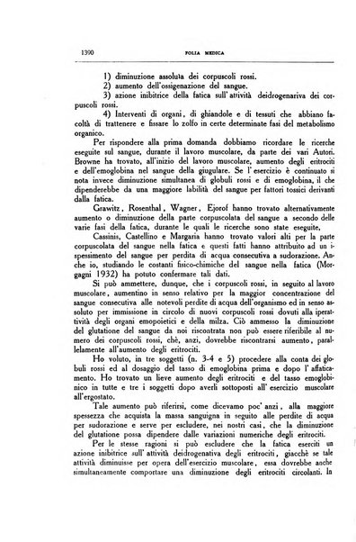 Folia medica periodico trimensile di patologia e clinica medica