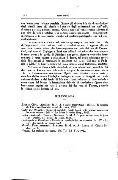 Folia medica periodico trimensile di patologia e clinica medica