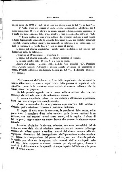 Folia medica periodico trimensile di patologia e clinica medica