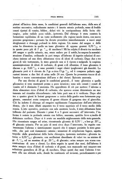 Folia medica periodico trimensile di patologia e clinica medica