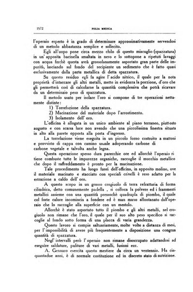 Folia medica periodico trimensile di patologia e clinica medica