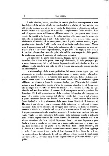 Folia medica periodico trimensile di patologia e clinica medica