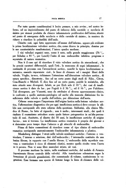 Folia medica periodico trimensile di patologia e clinica medica