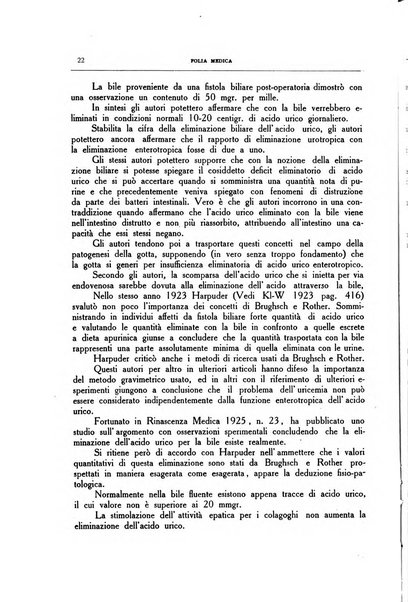 Folia medica periodico trimensile di patologia e clinica medica