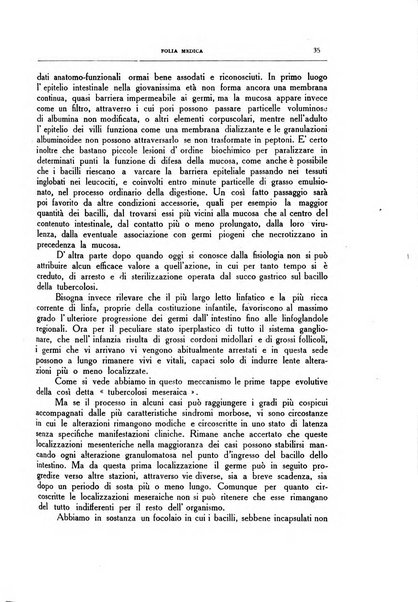 Folia medica periodico trimensile di patologia e clinica medica