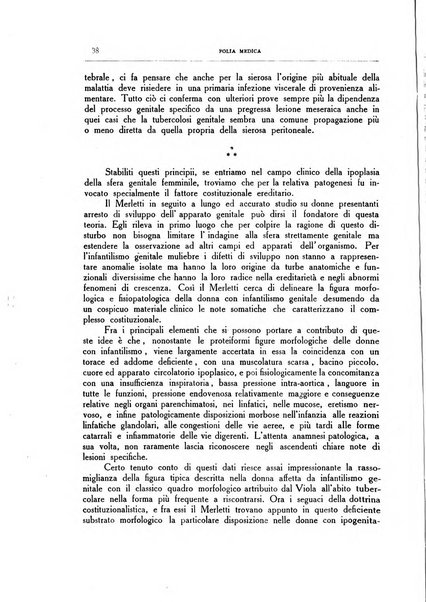 Folia medica periodico trimensile di patologia e clinica medica