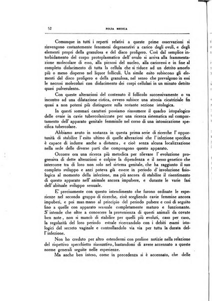 Folia medica periodico trimensile di patologia e clinica medica