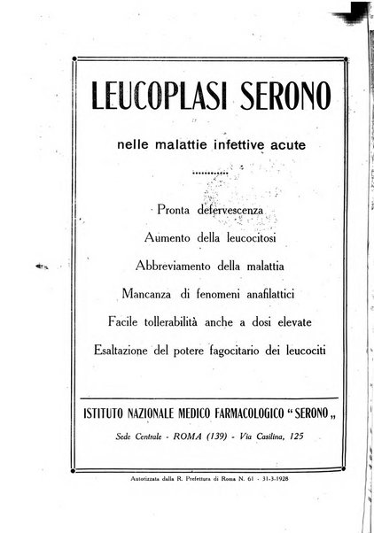 Folia medica periodico trimensile di patologia e clinica medica