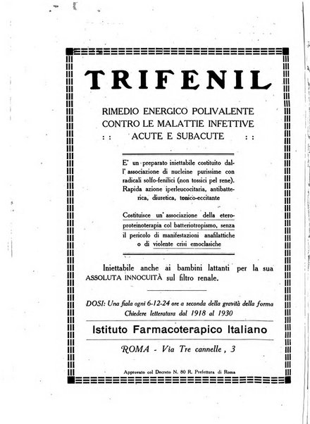 Folia medica periodico trimensile di patologia e clinica medica