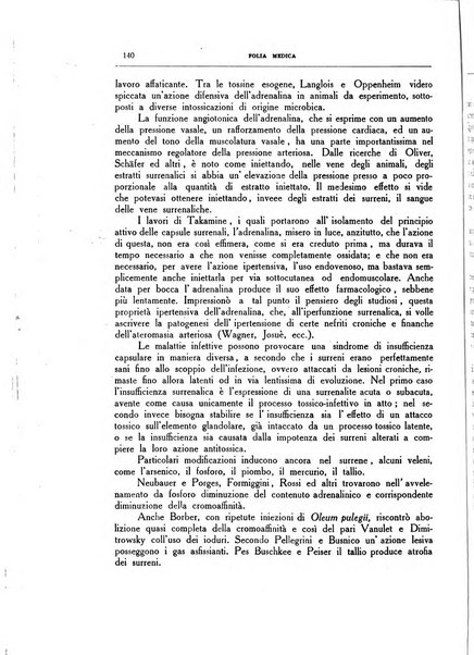 Folia medica periodico trimensile di patologia e clinica medica