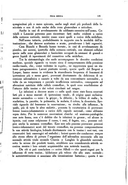 Folia medica periodico trimensile di patologia e clinica medica