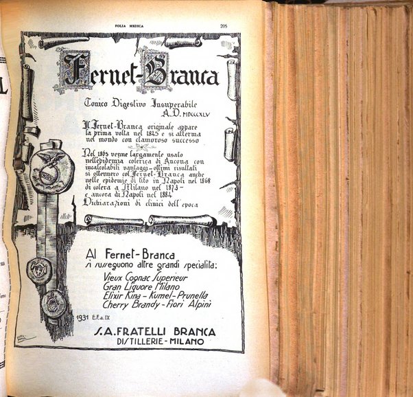 Folia medica periodico trimensile di patologia e clinica medica