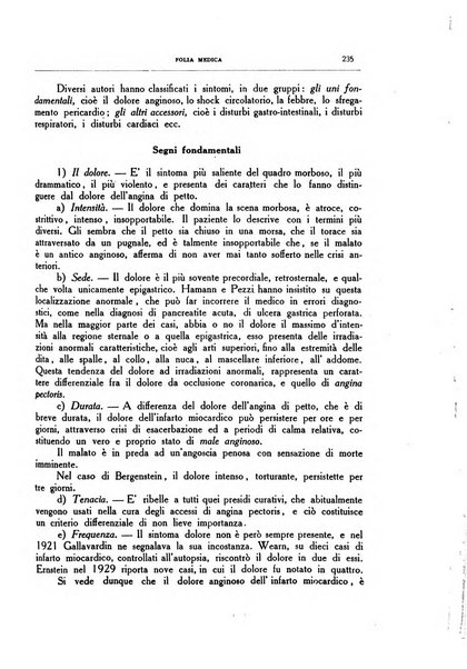 Folia medica periodico trimensile di patologia e clinica medica