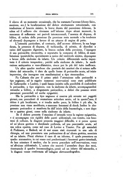 Folia medica periodico trimensile di patologia e clinica medica