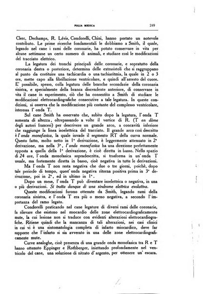 Folia medica periodico trimensile di patologia e clinica medica