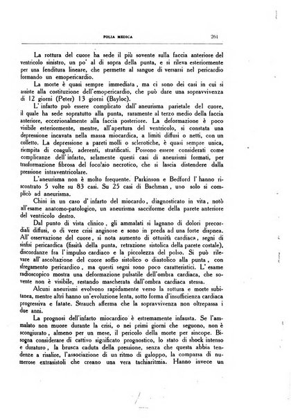 Folia medica periodico trimensile di patologia e clinica medica