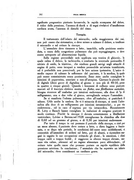 Folia medica periodico trimensile di patologia e clinica medica