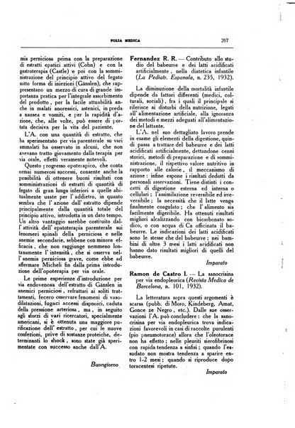 Folia medica periodico trimensile di patologia e clinica medica