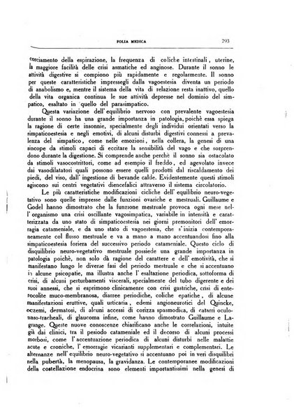 Folia medica periodico trimensile di patologia e clinica medica