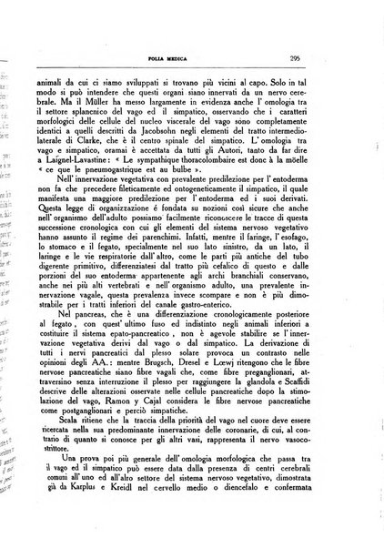 Folia medica periodico trimensile di patologia e clinica medica