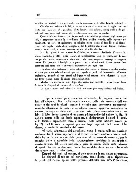 Folia medica periodico trimensile di patologia e clinica medica