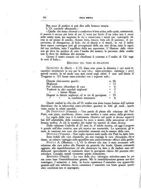 Folia medica periodico trimensile di patologia e clinica medica