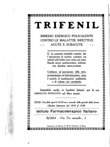 Folia medica periodico trimensile di patologia e clinica medica