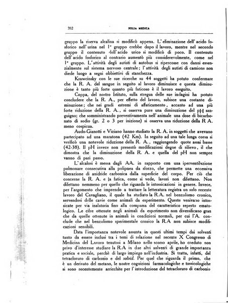 Folia medica periodico trimensile di patologia e clinica medica