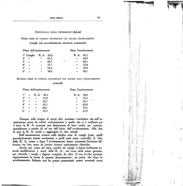 Folia medica periodico trimensile di patologia e clinica medica