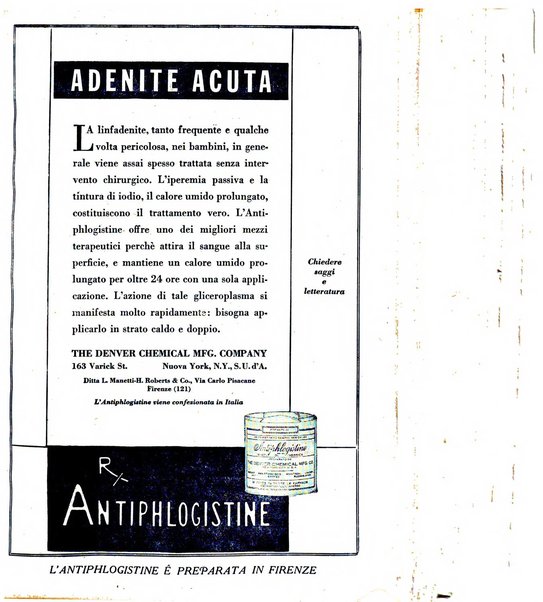 Folia medica periodico trimensile di patologia e clinica medica