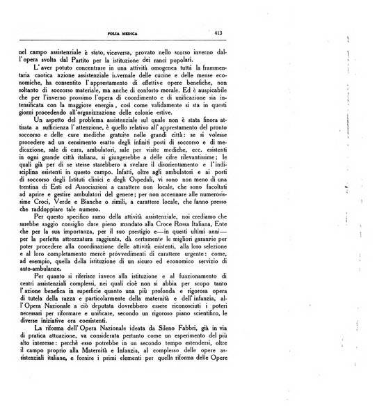 Folia medica periodico trimensile di patologia e clinica medica