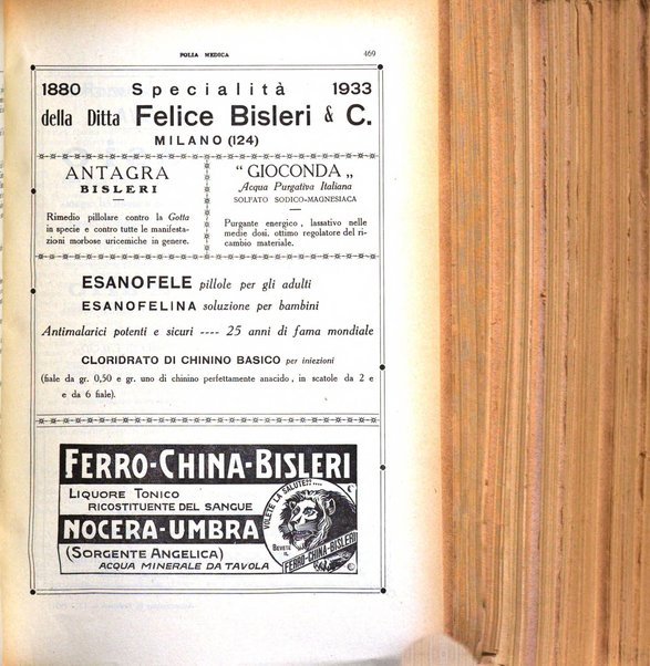 Folia medica periodico trimensile di patologia e clinica medica