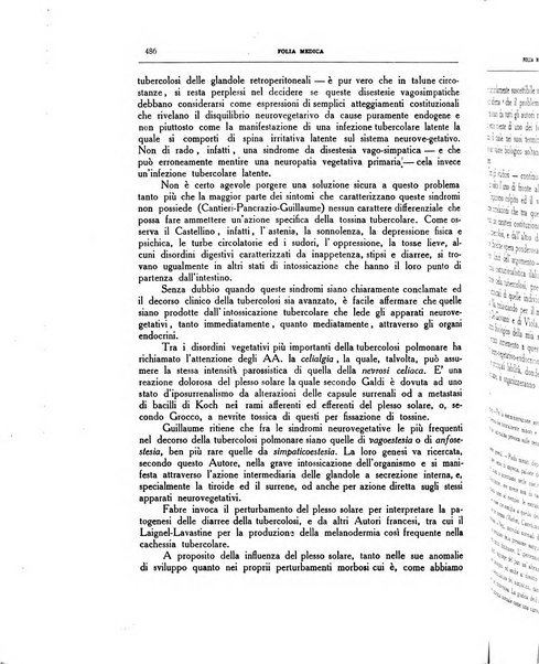 Folia medica periodico trimensile di patologia e clinica medica