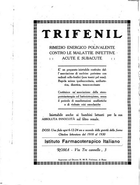 Folia medica periodico trimensile di patologia e clinica medica