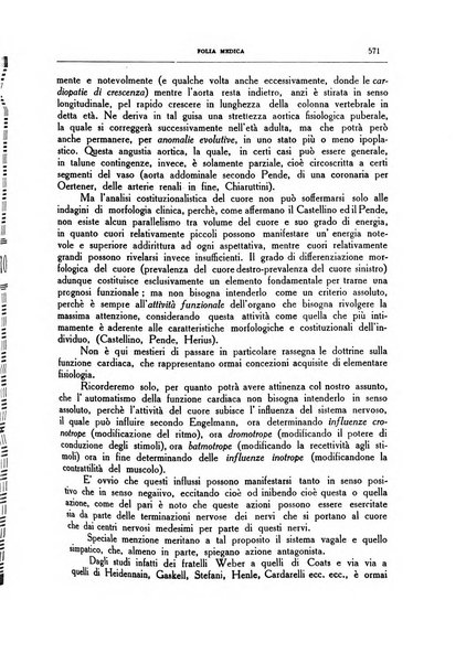 Folia medica periodico trimensile di patologia e clinica medica