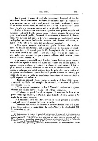 Folia medica periodico trimensile di patologia e clinica medica