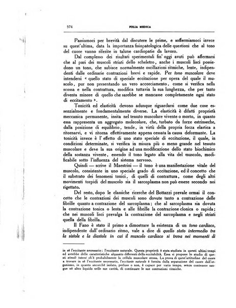 Folia medica periodico trimensile di patologia e clinica medica